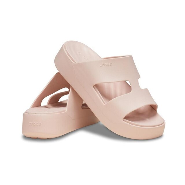 Sandália Crocs Getaway Platform H-Strap Quartz