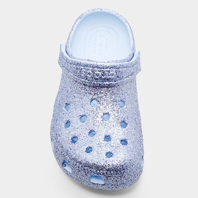 Sandália Crocs Infantil Classic Chunky Glitter Clog
