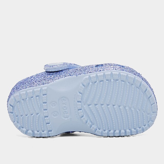 Sandália Crocs Infantil Classic Chunky Glitter Clog T