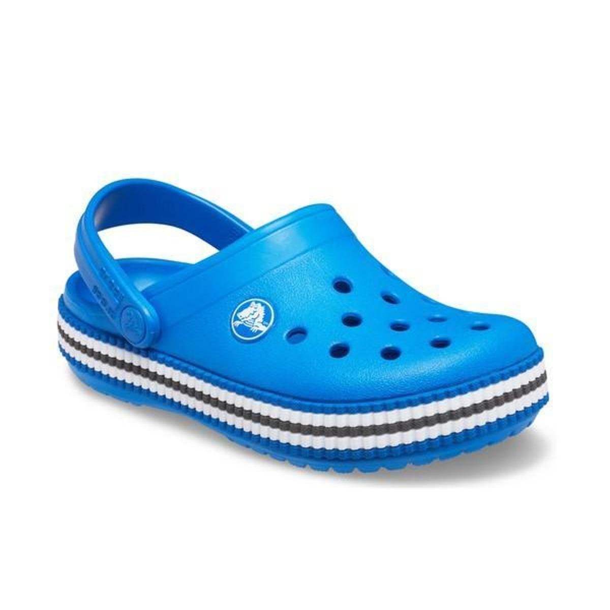 Sandália Crocs Infantil Crocband Varsity Bright - Azul | Netshoes
