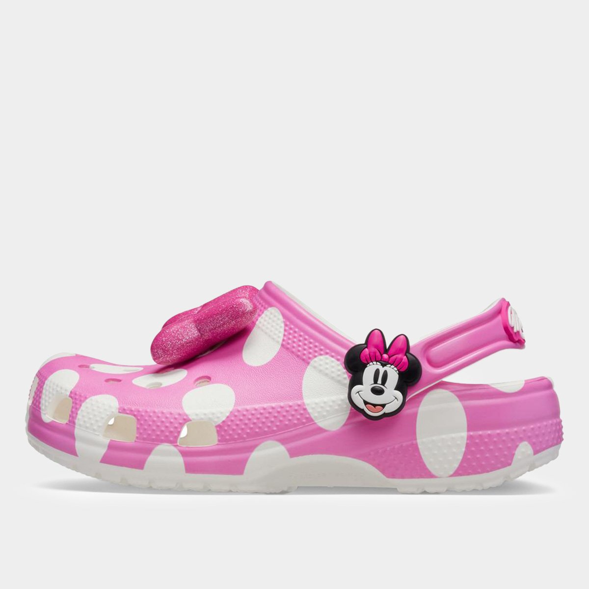 Sandália Crocs Infantil Minnie Mouse Cls Clg K - 5