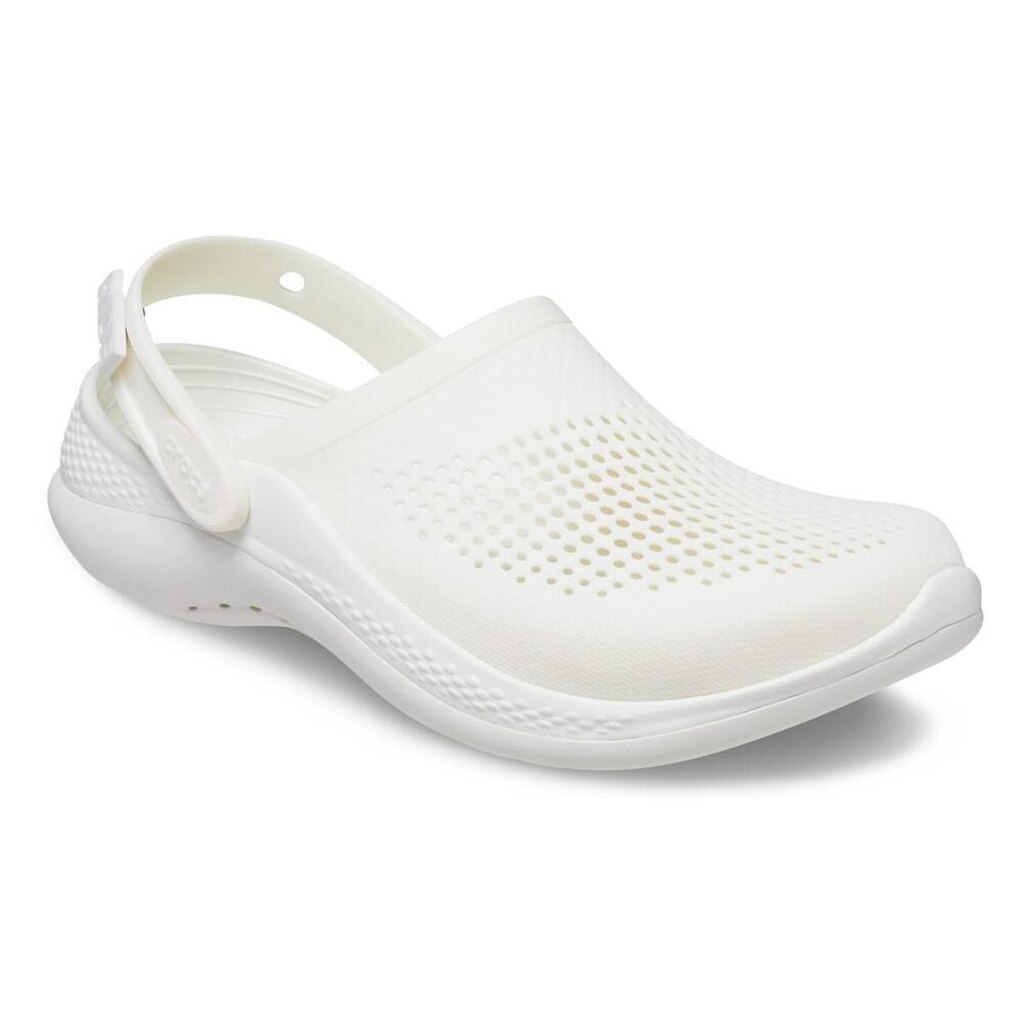 Sandália crocs lite ride 360 clog almost white/almost white