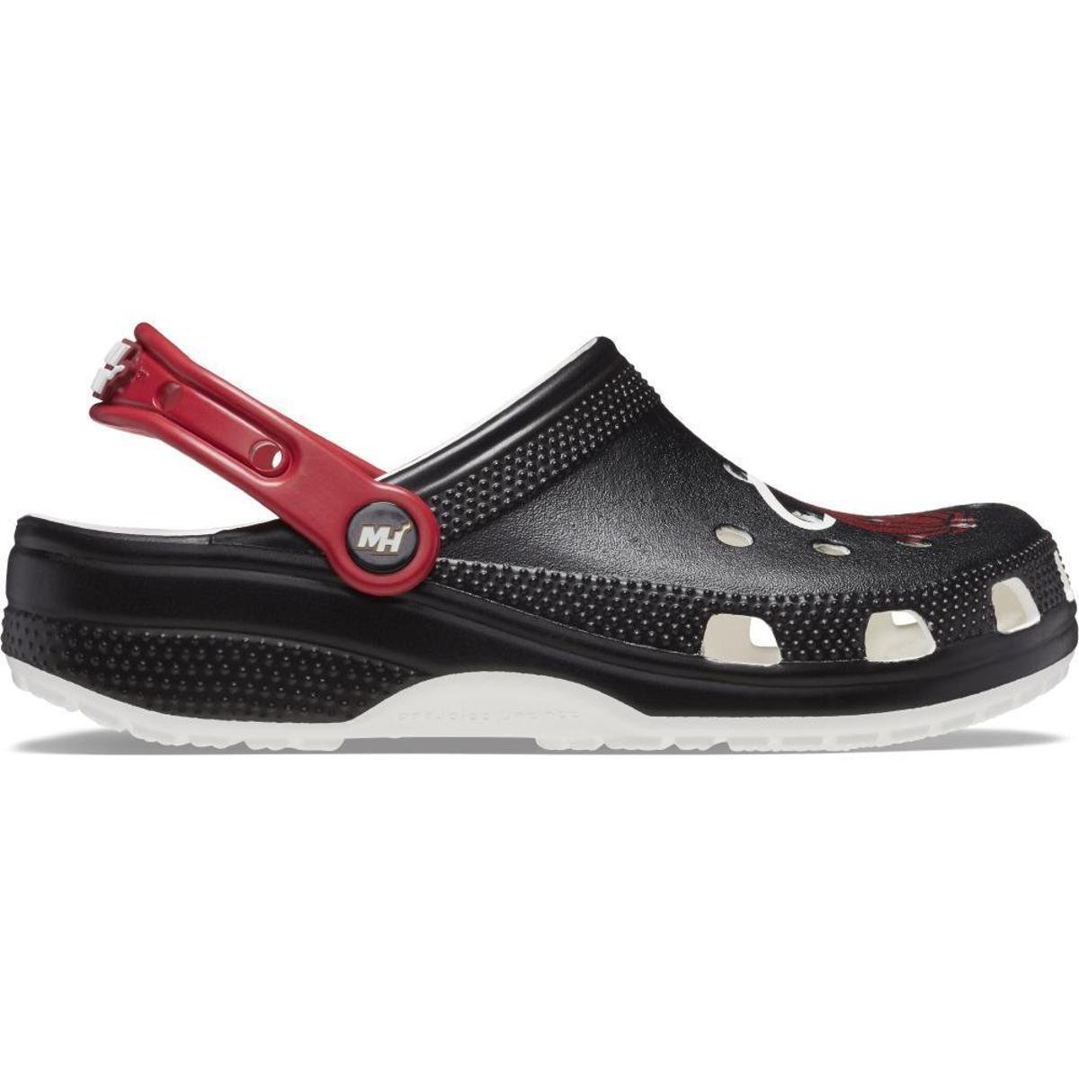 Sandália crocs nba miami heat black Menor preço em Sandália crocs nba miami heat black