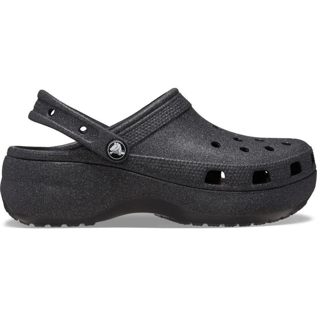 Sandália Crocs Plataform Glitter Clog  Black