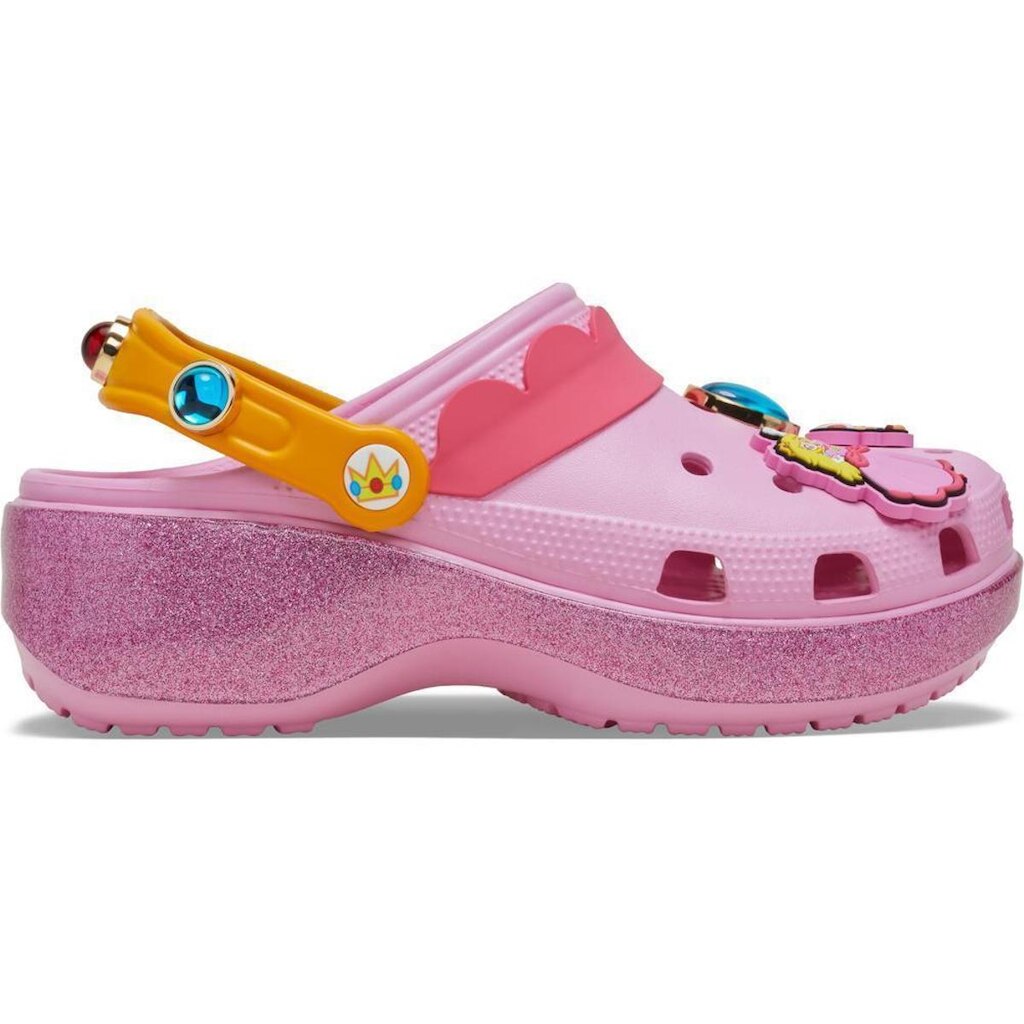 Sandália Crocs Princess Peach Classic Platform Clog Multi