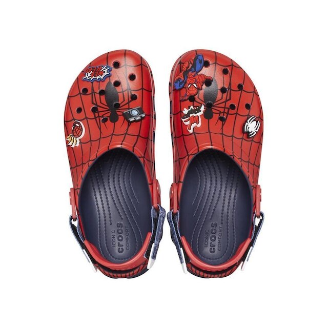 Sandália crocs team spiderman all terrian clog navy