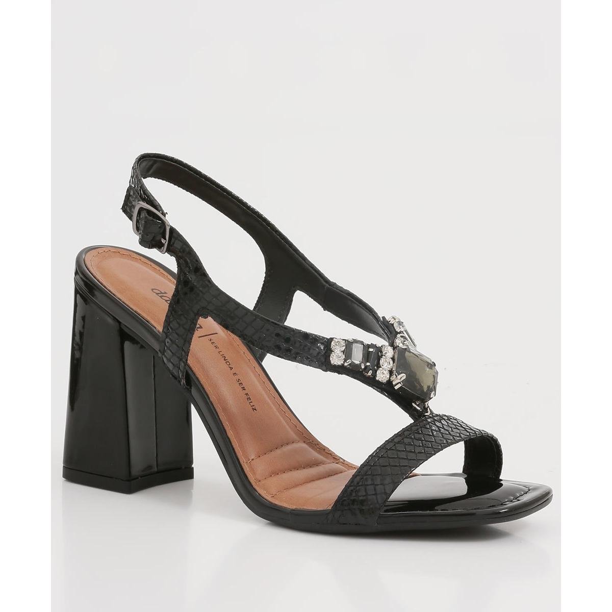 netshoes sandalias femininas salto