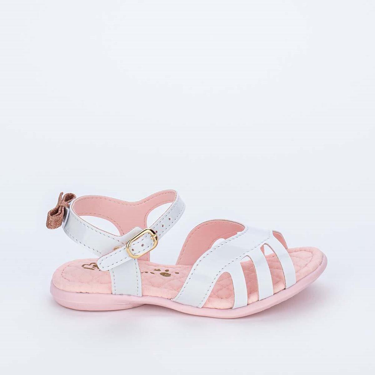 Sandália de Bebê Menina Kidy Equilíbrio Branca co - Branco | Netshoes