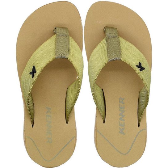 Sandália de Dedo Kenner Rakka Salto Vazado Macio Masculina - Caqui+Areia Menor preço em Sandália de Dedo Kenner Rakka Salto Vazado Macio Masculina - Caqui+Areia