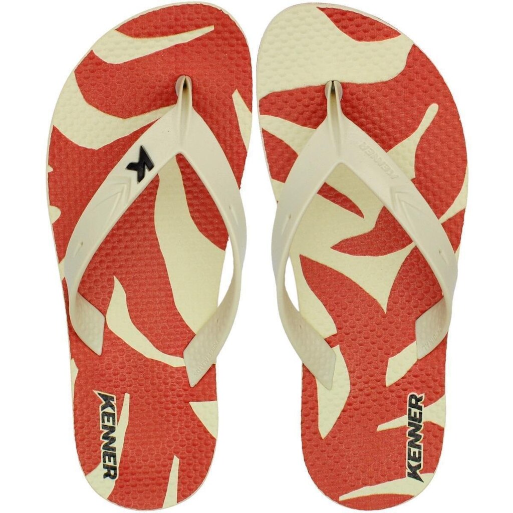 Sandália de Dedo Kenner Summer Flame Estampado Masculina