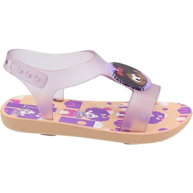 Sandália de Menina Ipanema Turma da Mônica Gibi Slide Baby - Lilás ...