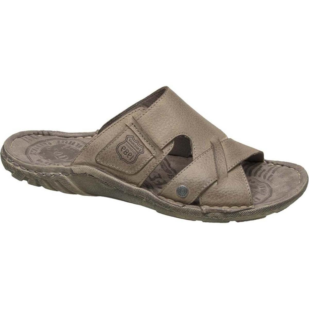sandalia masculina de couro freeway