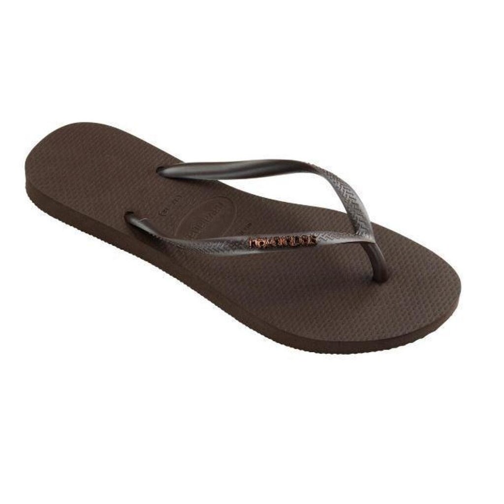 SANDALIA F A HAVAIANAS SLIM LOGO METALLIC