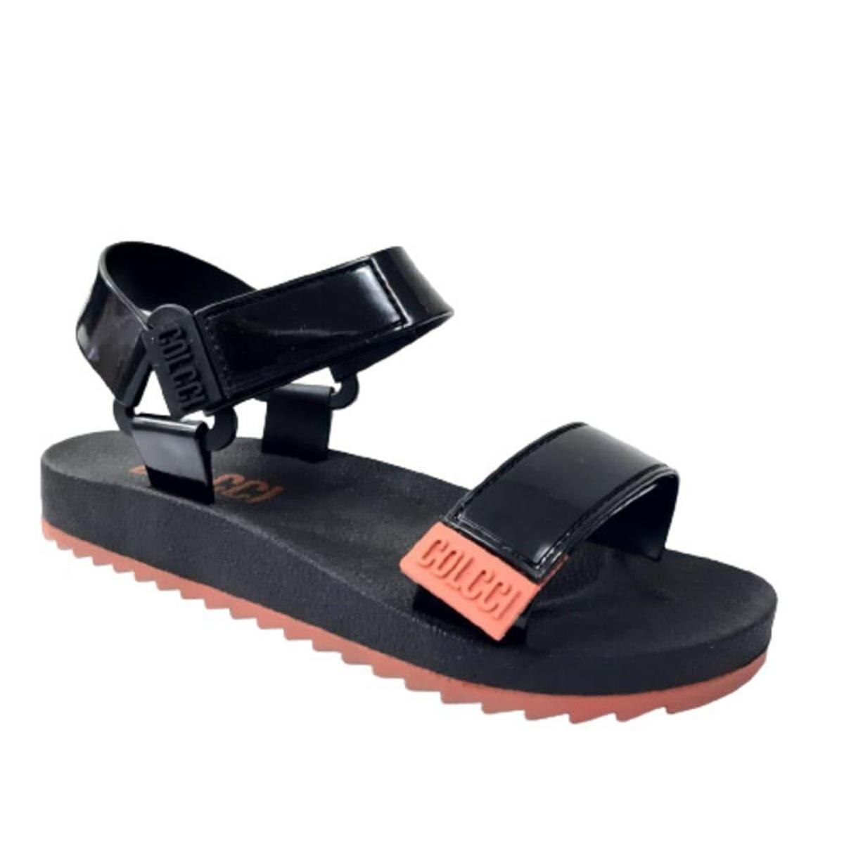 SANDALIA FEMININA CHARLIE PRETA COLCCI 02521 - Preto | Netshoes