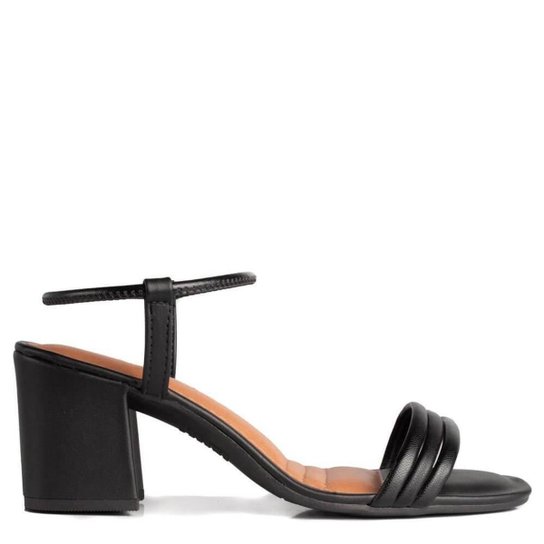 Sandália Feminina Dakota Salto Bloco Preto - Preto