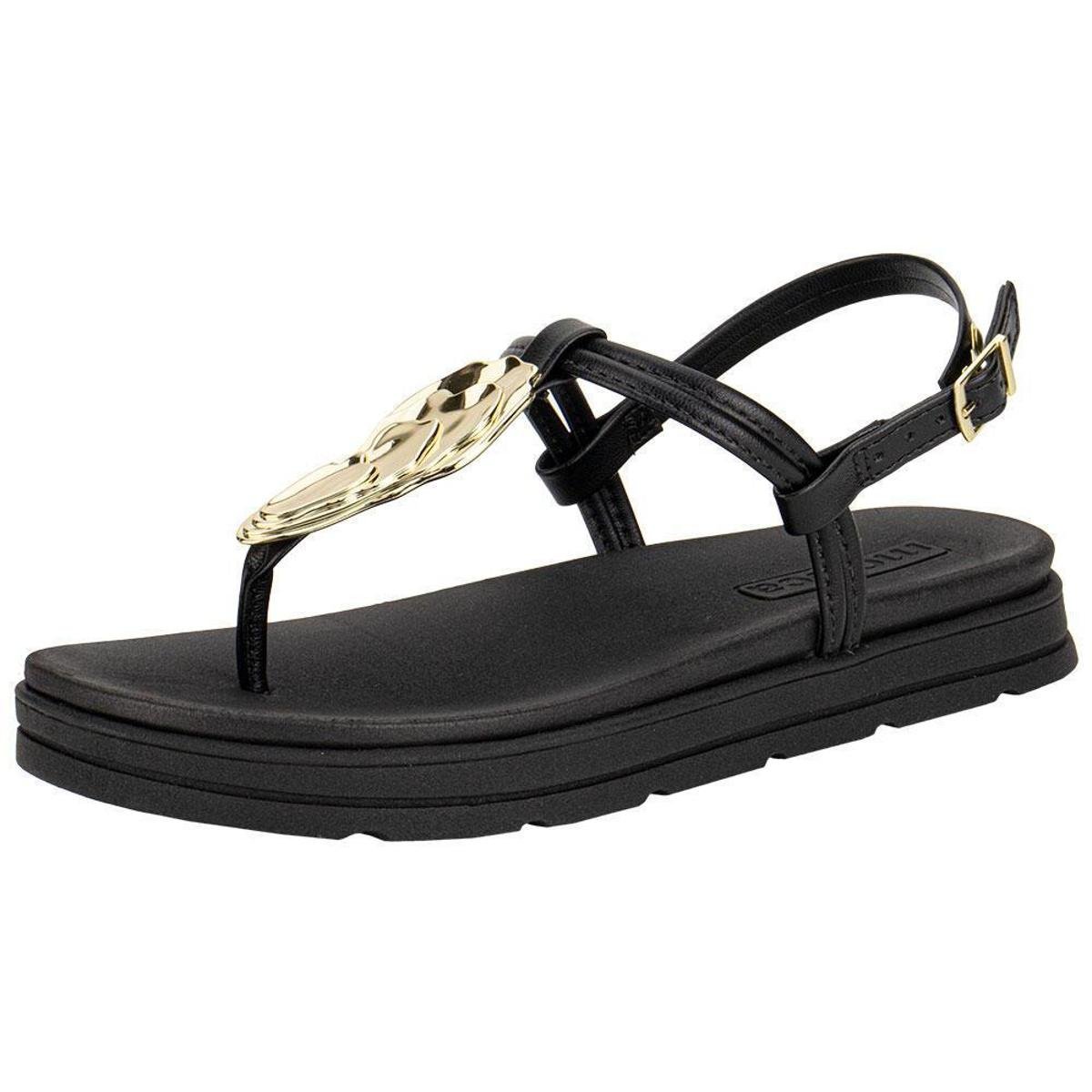 Sandália Feminina Flat Moleca 5490122 Menor preço em Sandália Feminina Flat Moleca 5490122