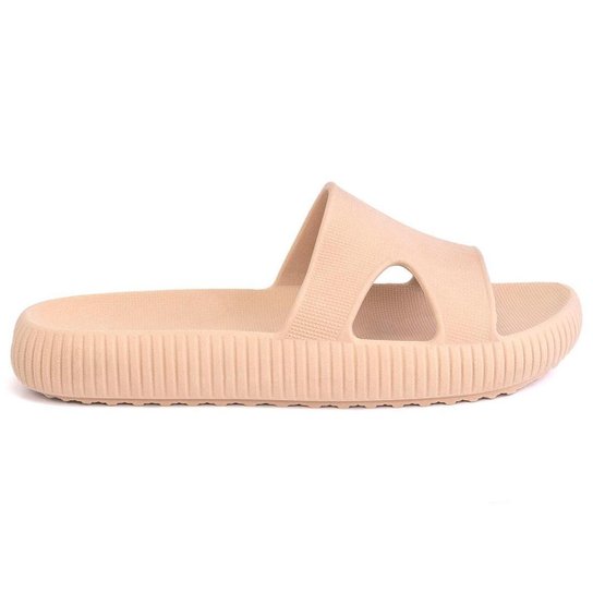 Sandália Feminina Masculino Slide Nuvem Confortável E Macio - Bege é boa?