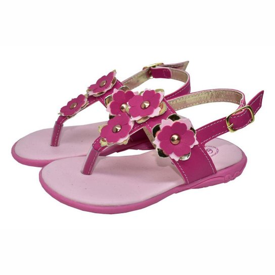 Sandalia Feminina Menina Infantil GotaKids 20/27 - Pink Menor preço em Sandalia Feminina Menina Infantil GotaKids 20/27 - Pink