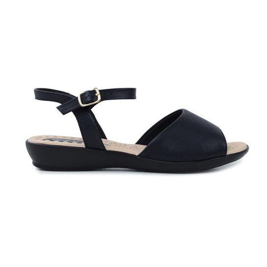 Sandália Feminina Piccadilly Camila Preto - 500330-4 - Preto Menor preço em Sandália Feminina Piccadilly Camila Preto - 500330-4 - Preto