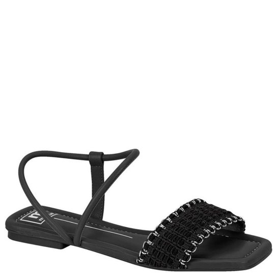 Sandália Feminina Rasteira Confortável Moleca Tira 5462.123 - Preto - 39 - Preto Menor preço em Sandália Feminina Rasteira Confortável Moleca Tira 5462.123 - Preto - 39 - Preto