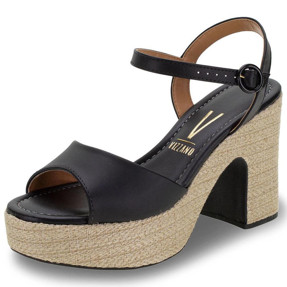 Sandália Feminina Salto Alto Vizzano - 6394101 | Netshoes