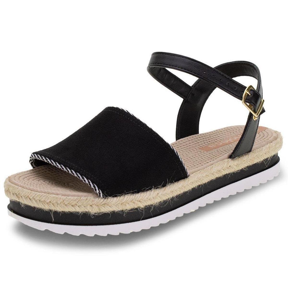 sandália feminina flatform moleca