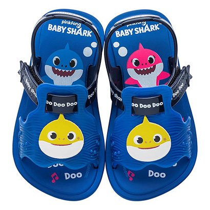 Sandalia Grendene Kids Baby Shark Ocean Azul Escuro Netshoes Sandalia Grendene Kids Baby Shark Ocean Azul Escuro Netshoes