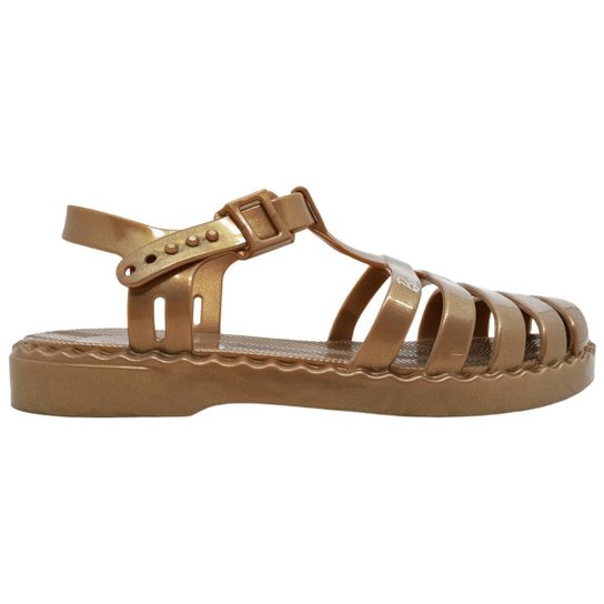 Sandália Grendene Kids Infantil Duo Aranha Barbie Menina - Dourado Menor preço em Sandália Grendene Kids Infantil Duo Aranha Barbie Menina - Dourado
