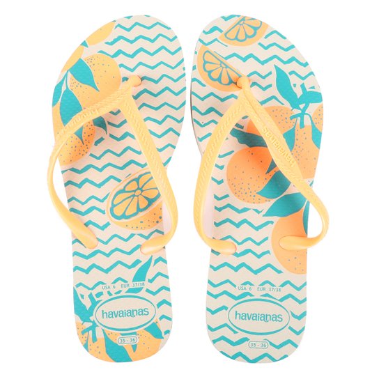 Sandália Havaianas Fantasia Style Feminina - Areia Menor preço em Sandália Havaianas Fantasia Style Feminina - Areia