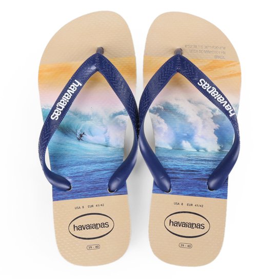 Sandália Havaianas Hype Masculina - Bege+Marinho é ruim? Sandália Havaianas Hype Masculina - Bege+Marinho é boa?