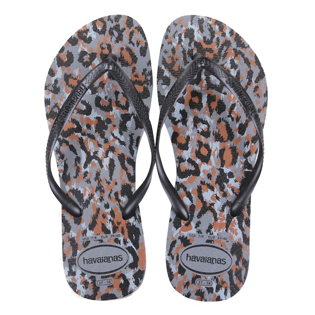 Sandália Havaianas Slim Animals - Grafite e Preto é boa?