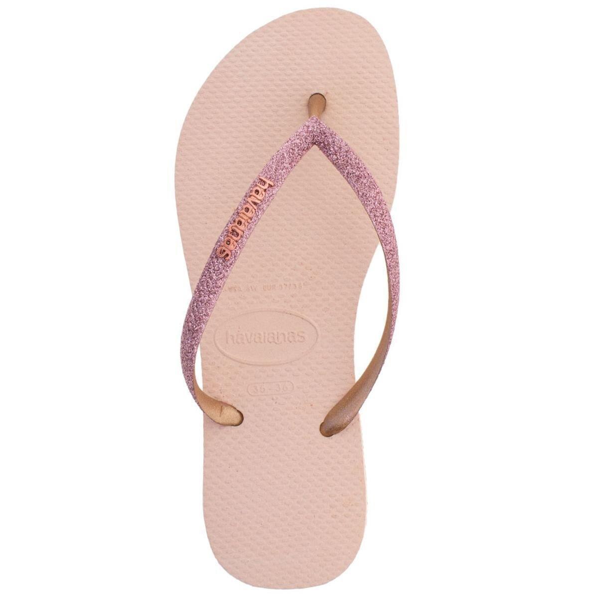 havaianas glitter furta cor
