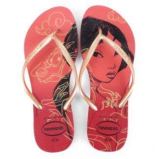 Sandália Havaianas Slim Princesas Feminina