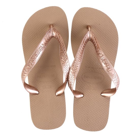 Sandália Havaianas Top Casual Rose Gold Netshoes