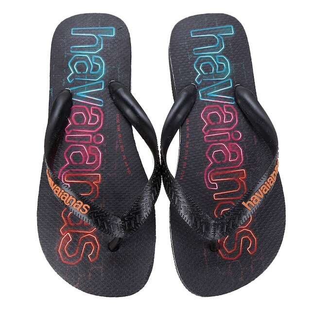 Sandália Havaianas Top Logomania Print - Grafite é boa?