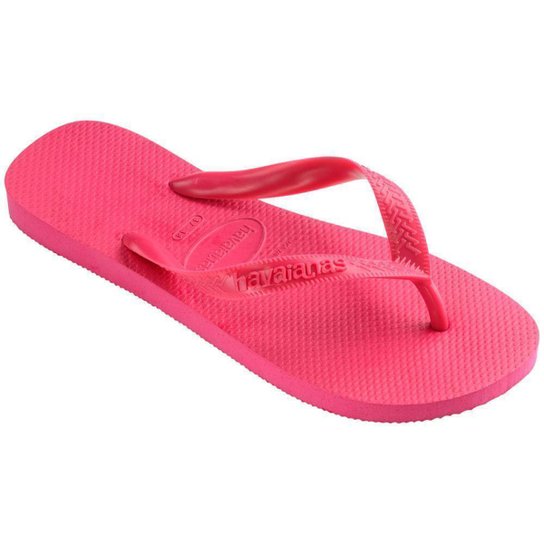 Sandália Havaianas Top Masculina - Rosa+Branco Menor preço em Sandália Havaianas Top Masculina - Rosa+Branco