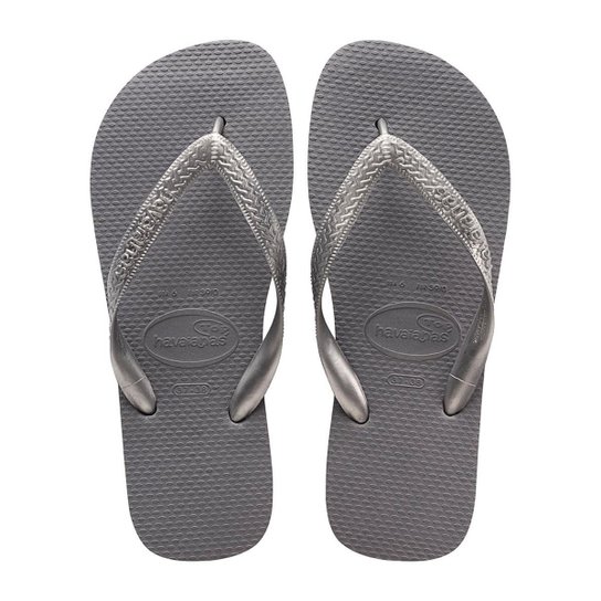 Sandália Havaianas Top Tiras Cf. - Cinza