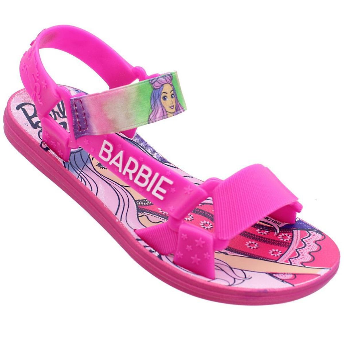 Sandália Infantil Barbie Tie Dye Grendene Feminina Original - Rosa |  Netshoes