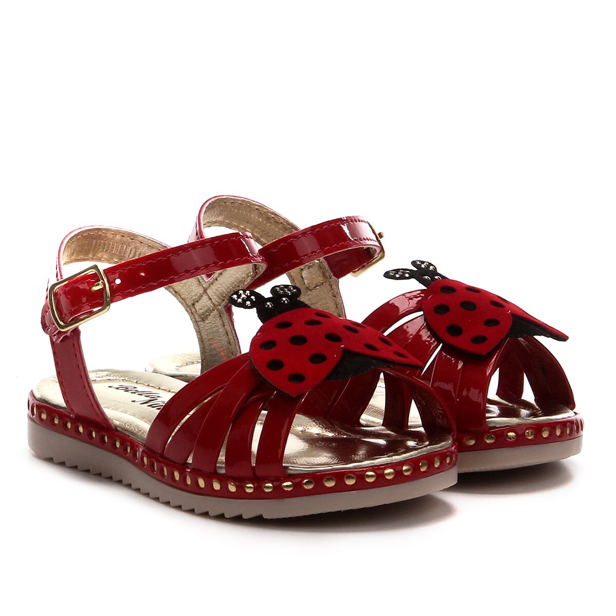 Sandália Infantil Bella Ninna Joaninha Feminina - Vermelho | Netshoes