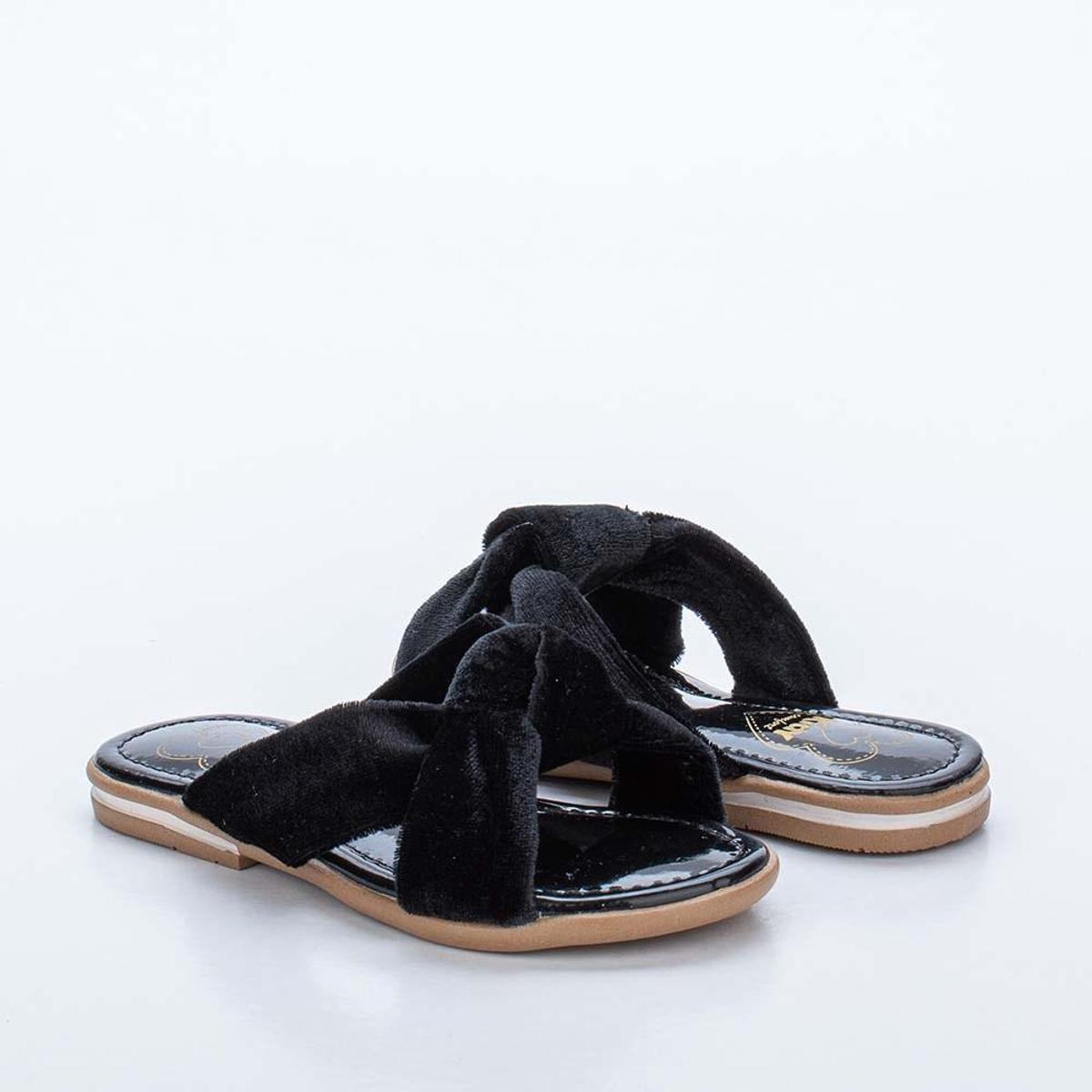 Sandália Infantil Comfy para Meninas Primeiros Pa - Preto | Netshoes