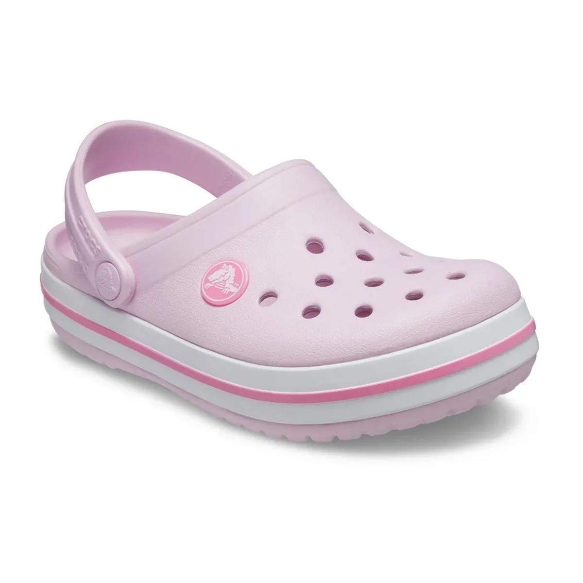 Sandália Infantil Crocs Crocband Clog Rosa Menor preço em Sandália Infantil Crocs Crocband Clog Rosa