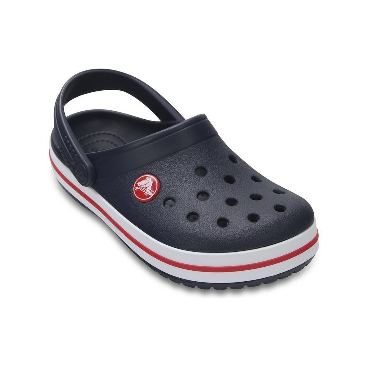 Sandália Infantil Crocs Crocband Clog Toddler's Navy/Red Menor preço em Sandália Infantil Crocs Crocband Clog Toddler's Navy/Red