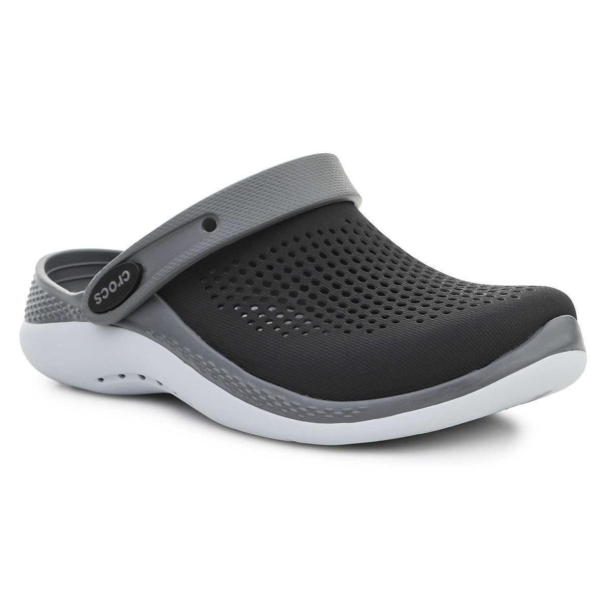 Sandália Infantil Crocs Literide 360 Clog K Preto Menor preço em Sandália Infantil Crocs Literide 360 Clog K Preto