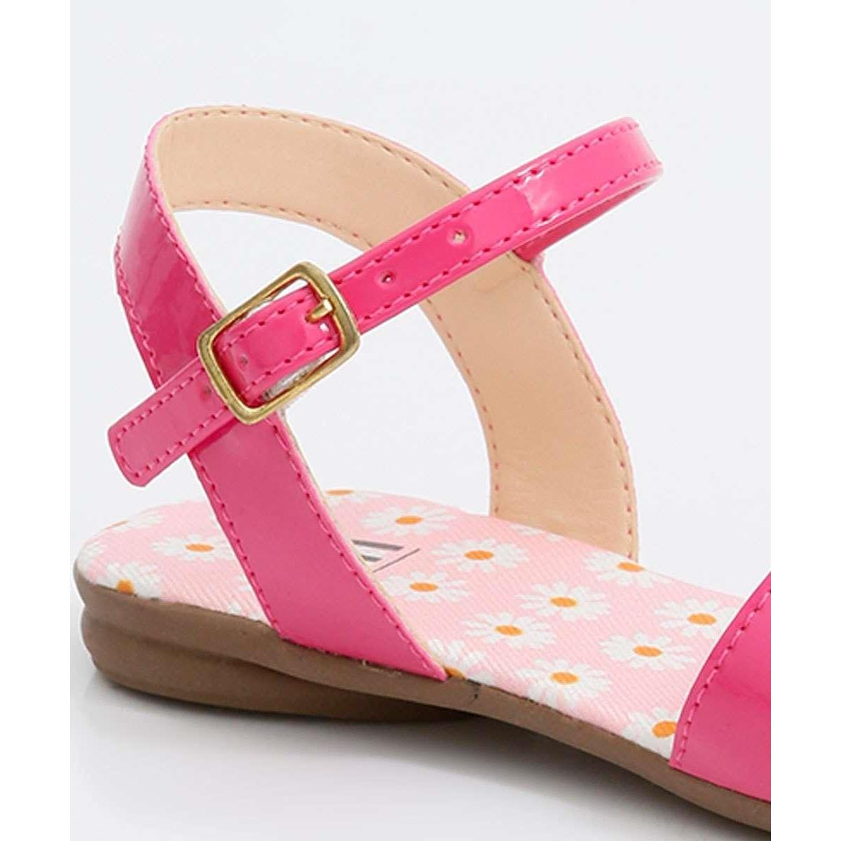 Sandália Infantil Estampa Floral Marisa - 10049217193 - Rosa | Netshoes