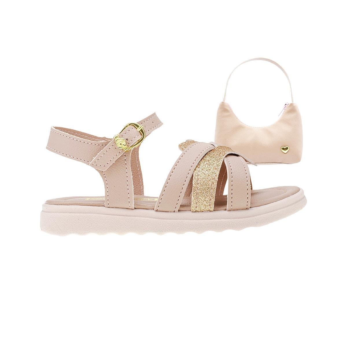 Sandalia Infantil Feminina Escolar E Casual Tam 23-34 - Rasteirinha da Cachinhos de Ouro™ + Bolsinha Menor preço em Sandalia Infantil Feminina Escolar E Casual Tam 23-34 - Rasteirinha da Cachinhos de Ouro™ + Bolsinha
