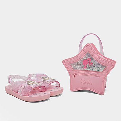Sandália Infantil Grendene Barbie Popstar Menina - Feminino