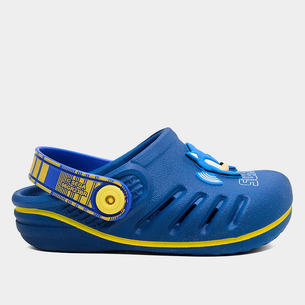 Sandália Infantil Grendene Kids Babuche Sonic Masculina