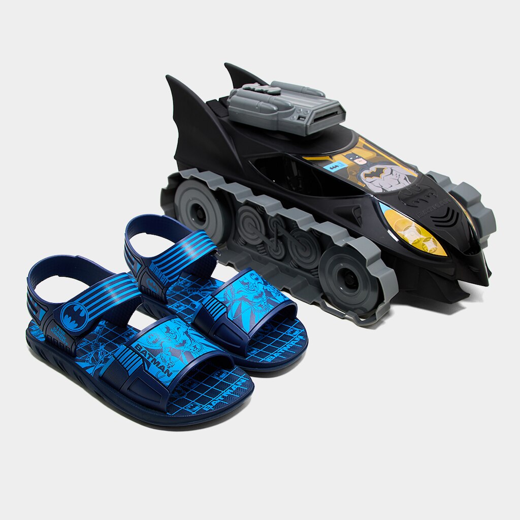 Sandália Infantil Grendene Kids Batmam Combat Menino