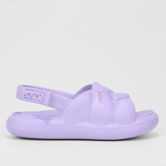Sandália Infantil Grendene Kids Disney Softech Menina - Roxo Menor preço em Sandália Infantil Grendene Kids Disney Softech Menina - Roxo