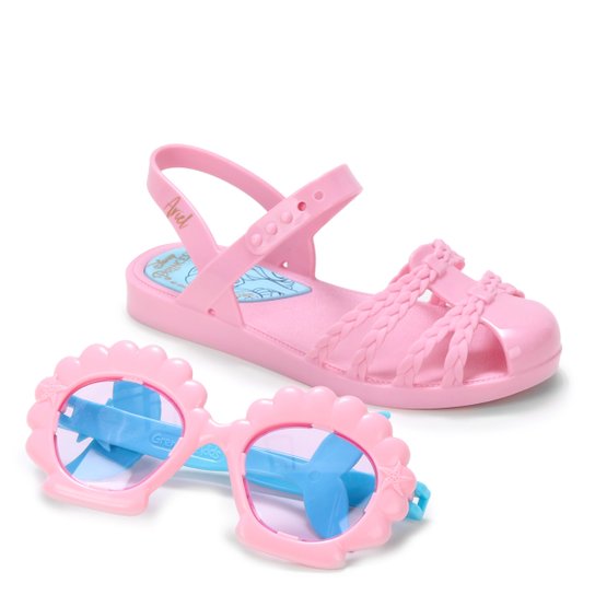 Sandália Infantil Grendene Kids Princesas Disney Fun Glasses Feminina - Rosa+Azul é ruim? Sandália Infantil Grendene Kids Princesas Disney Fun Glasses Feminina - Rosa+Azul é boa?